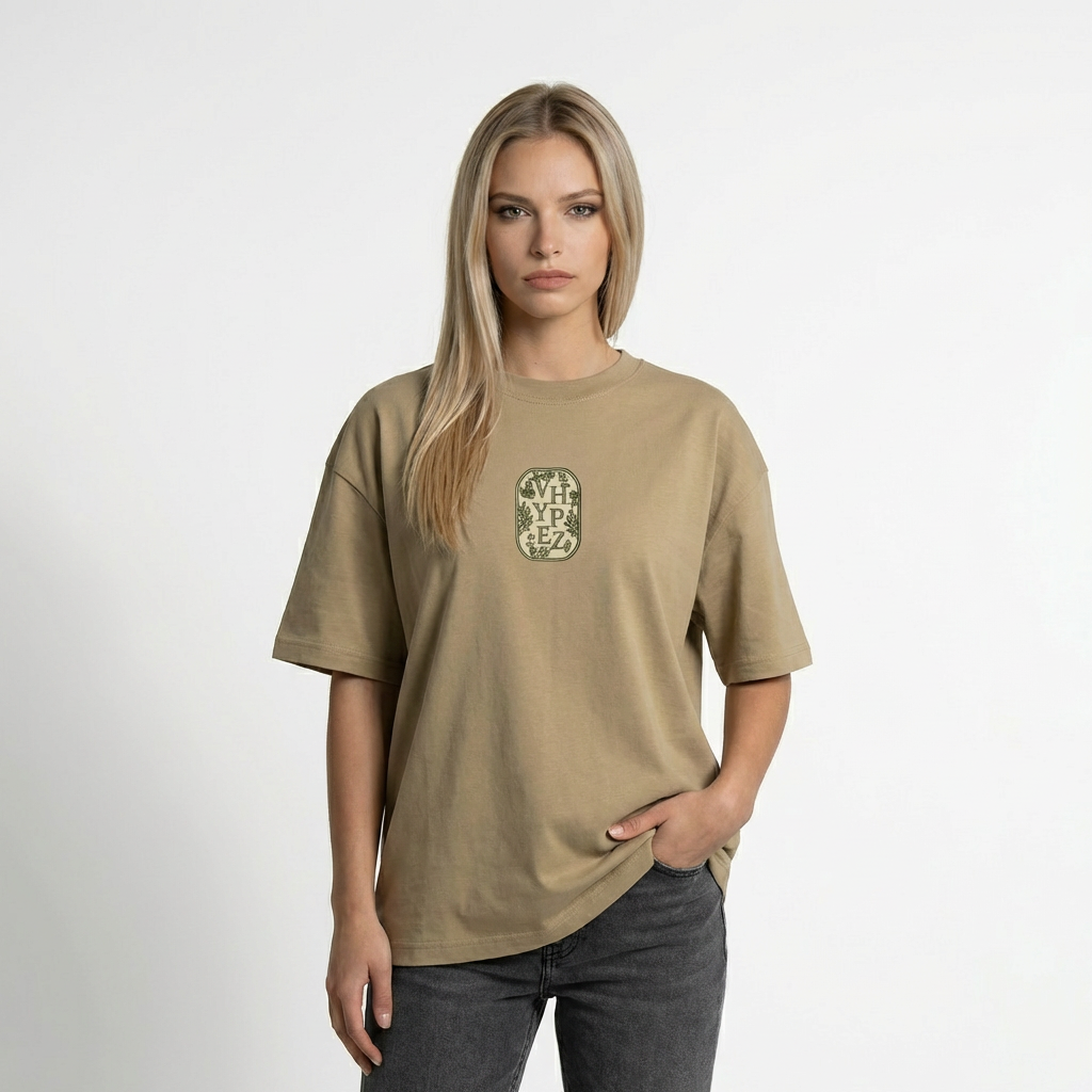 female-front-Floral Code – Tee