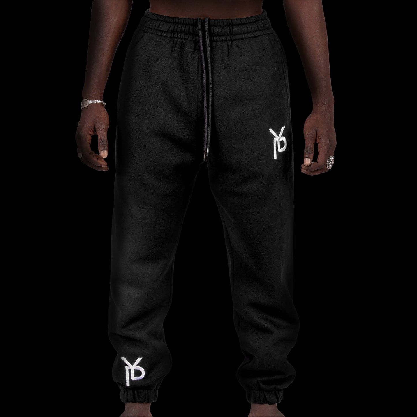 Sweatpants — Black Plain