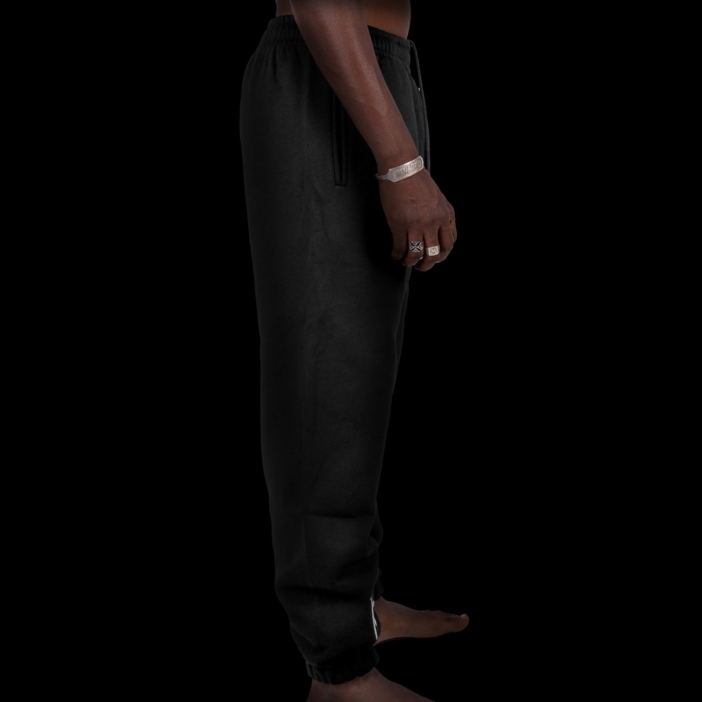 Sweatpants — Black Plain