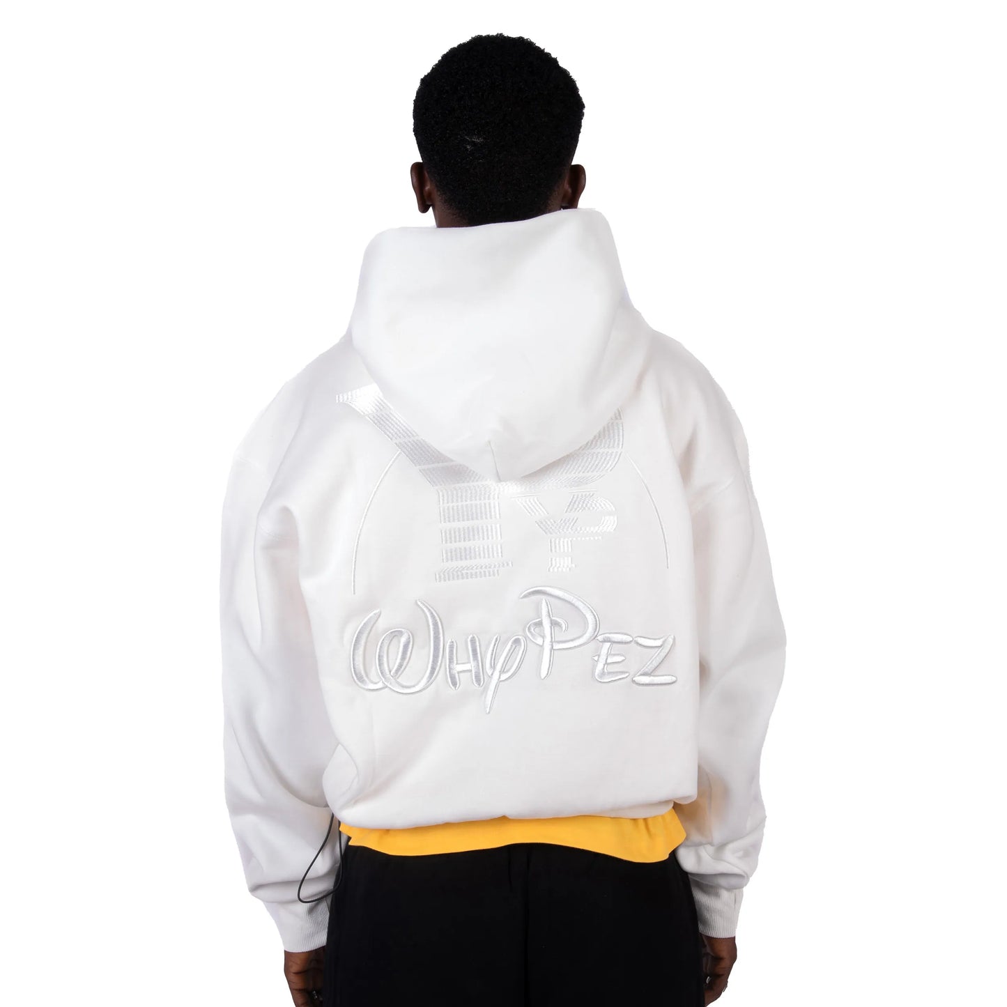 wHoody Hoodie — White Whypez Hoodie 900 gsm Baumwolle