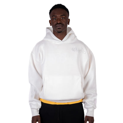 wHoody Hoodie — White Whypez Hoodie 900 gsm Baumwolle