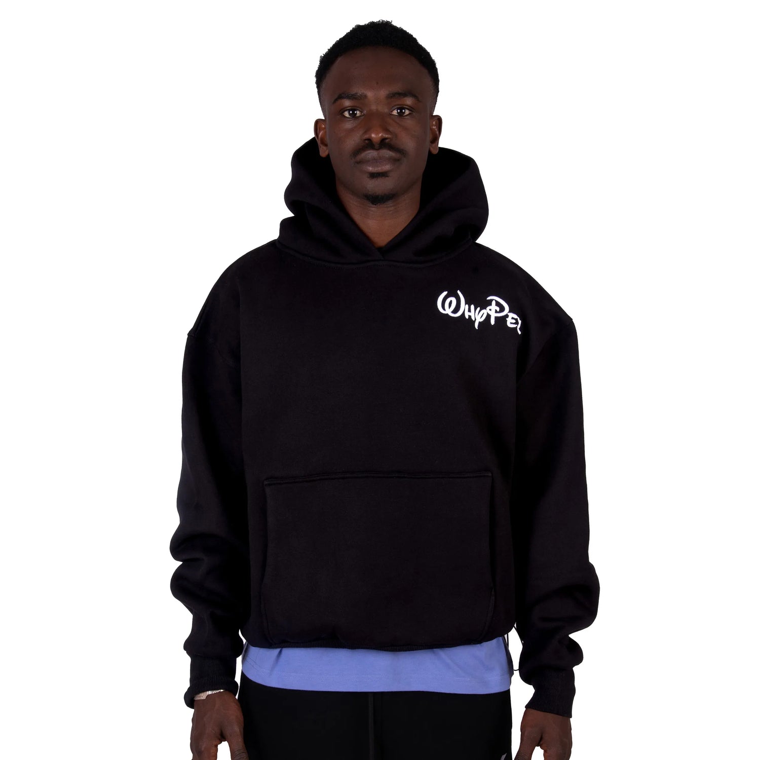 wHoody Hoodie — Black Whypez Hoodie 900 gsm Baumwolle